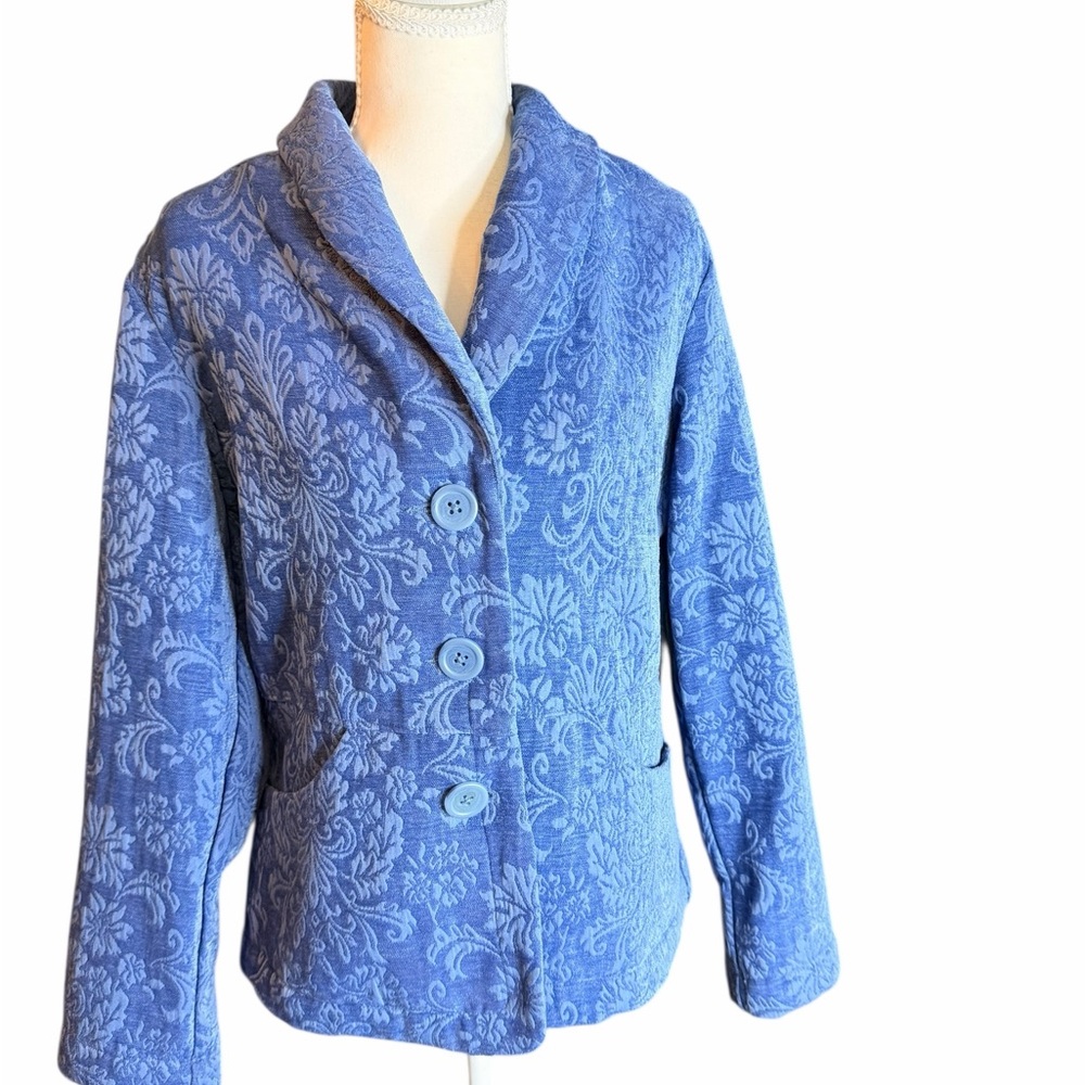 Erika Blue Floral Women's Blazer